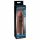 X-TENSION Mega 2 - elutru dildo ümbris (20,3 cm) - tume naturaalne 