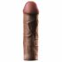 X-TENSION Mega 2 - elutru dildo ümbris (20,3 cm) - tume naturaalne 