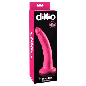 Dillio 7 - iminapõhjatusega realistlik dildol (18cm) - roosa