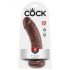 King Cock 8 dildo (20cm) - pruun