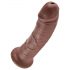 King Cock 8 dildo (20cm) - pruun