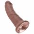 King Cock 8 dildo (20cm) - pruun