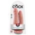 King Cock Double Penetrator - elutru topelt dildo (naturaalne) 