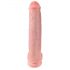 King Cock 15 - iminappadega, munanditega dildo (38 cm) - naturaalne