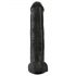 King Cock 15 - iminapinnaga munanditega dildo (38 cm) - must