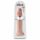 King Cock 14 - iminapuksega suur dildo (36cm) - naturaalne