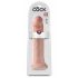 King Cock 14 - iminapõhjaga suur dildo (36 cm) - naturaalne 