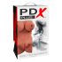 PDX Perfect DD's - torso kahe mõnuga vahega - (pruun) 