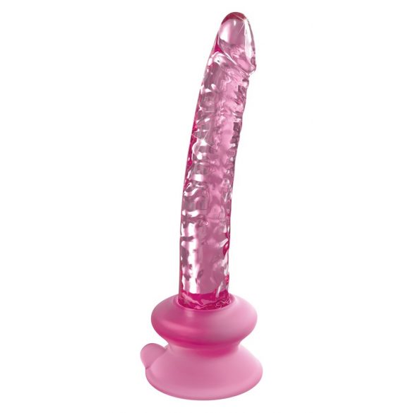 Icicles nr. 86 - roosa klaasist dildoga peenis 