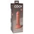 King Cock Elite 6 - iminapaga, elutru dildo (15cm) - naturaalne 