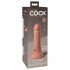 King Cock Elite 6 - iminapaga, elutru dildo (15cm) - naturaalne 