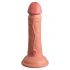 King Cock Elite 6 - iminapaga, elutru dildo (15cm) - naturaalne 