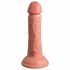 King Cock Elite 6 - iminapaga, elutru dildo (15cm) - naturaalne 