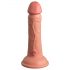 King Cock Elite 6 - iminapadjaga, realistlik dildo (15cm) - naturaalne