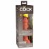 King Cock Elite 6 - iminapõhjaga, realistlik dildo (15cm) - tume 