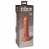 King Cock Elite 6 - iminapõhjaga, realistlik dildo (15cm) - tume 