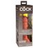 King Cock Elite 6 - iminapõhjaga, realistlik dildo (15cm) - tume 