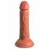 King Cock Elite 6 - iminapõhjaga, realistlik dildo (15cm) - tume 