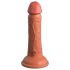 King Cock Elite 6 - iminapukinnis realistlik dildo (15cm) - tume