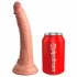 King Cock Elite 7-nael, elutru dildot (18cm) - naturaalne 