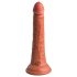 King Cock Elite 7 - iminapõhjaga, elutru dildo (18 cm) - tume naturaalne 