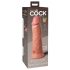 King Cock Elite 8 - iminappadega, elutru dildó (20 cm) - naturaalne 