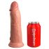 King Cock Elite 8 - iminappadega, elutru dildó (20 cm) - naturaalne 