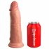 King Cock Elite 8 - iminappadega, elutru dildó (20 cm) - naturaalne 