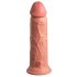 King Cock Elite 8 - iminappadega, elutru dildó (20 cm) - naturaalne 