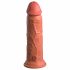 King Cock Elite 8 - iminapõhjaga dildo (20 cm) - tume naturaalne