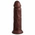 King Cock Elite 8 - iminapõhjaga realistlik dildo (20cm) - pruun 