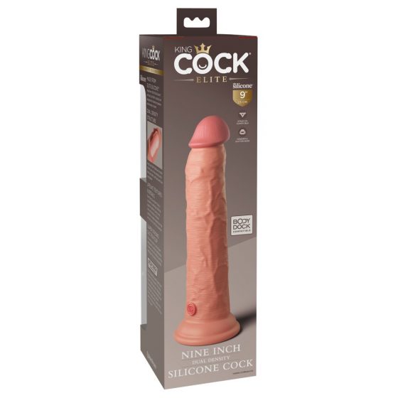 King Cock Elite 9 - iminapinnaga realistlik dildol (23 cm) - naturaalne