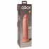 King Cock Elite 9 - iminapadjaga realistlik dildo (23cm) - naturaalne 