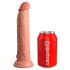 King Cock Elite 9 - iminapadjaga realistlik dildo (23cm) - naturaalne 