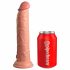 King Cock Elite 9 - iminapadjaga realistlik dildo (23cm) - naturaalne 