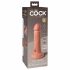 King Cock Elite 6 - iminapaga loomutruu vibraator (15cm) - naturaalne 