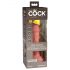 King Cock Elite 6 - iminappadega, elutruu vibraator 15 cm (tume naturaalne)