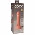 King Cock Elite 6 – iminapaga, elutruu vibraator 15 cm (tume naturaalne) 