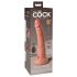 King Cock Elite 7 - iminapallaga, raadiovibraator 18cm - naturaalne 