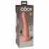 King Cock Elite 7 - iminapallaga, raadiovibraator 18cm - naturaalne 