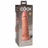 King Cock Elite 8 - iminapaga realistlik vibraator (20cm) - naturaalne 