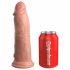 King Cock Elite 8 - iminapaga realistlik vibraator (20cm) - naturaalne 