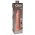 King Cock Elite 9 - iminapõhjaga vibraator 23 cm - naturaalne