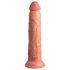 King Cock Elite 9 - iminapõhjaga vibraator 23 cm - naturaalne