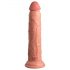 King Cock Elite 9 - iminapaga vibratsioonivarras 23cm - naturaalne