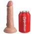 King Cock Elite algaja - kinnitusdildo (naturaalne)