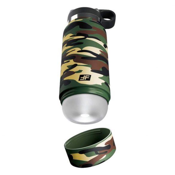 Fap Flask Happy Camper - masturbaator pudelis (roheline-must) 