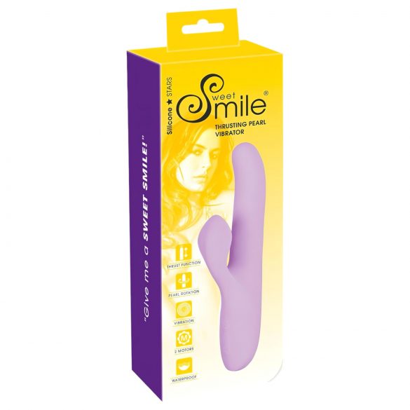 SMILE Thrusting - juhtmevaba kliitori pöörlev vibraator (lilla)