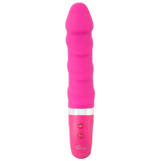 SMILE Soft - akuga soojenev vibraator (roosa)