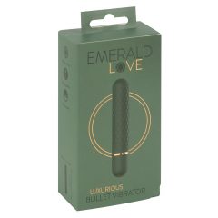 Emerald Love - akuga, veekindel pulgavibraator (roheline)